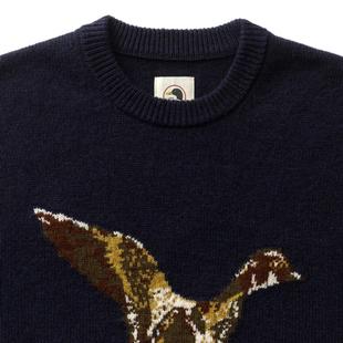 Duck Head Men's Flying Wood Duck Intarsia Crewneck Sweater Alternate View